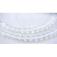 Opalite Beads Strands, Sea Opalite, Round, 4mm, hole: about 0.8mm, 15~16 inch(GSR4mmC081)